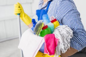 limpieza fin de obra valencia - herramientas de higiene